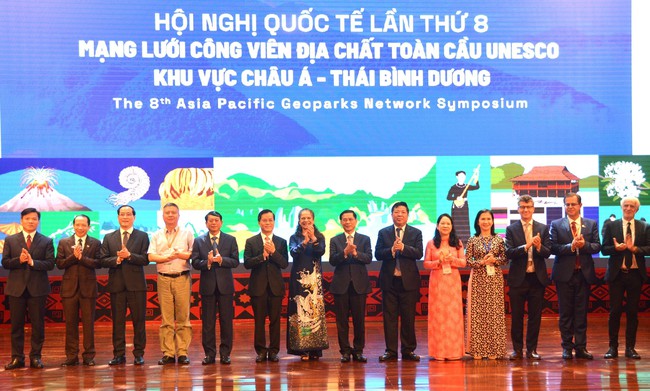 Khai mạc Hội nghị quốc tế lần thứ 8 Mạng lưới Công viên địa chất toàn cầu UNESCO khu vực châu Á-Thái Bình Dương - Ảnh 3.